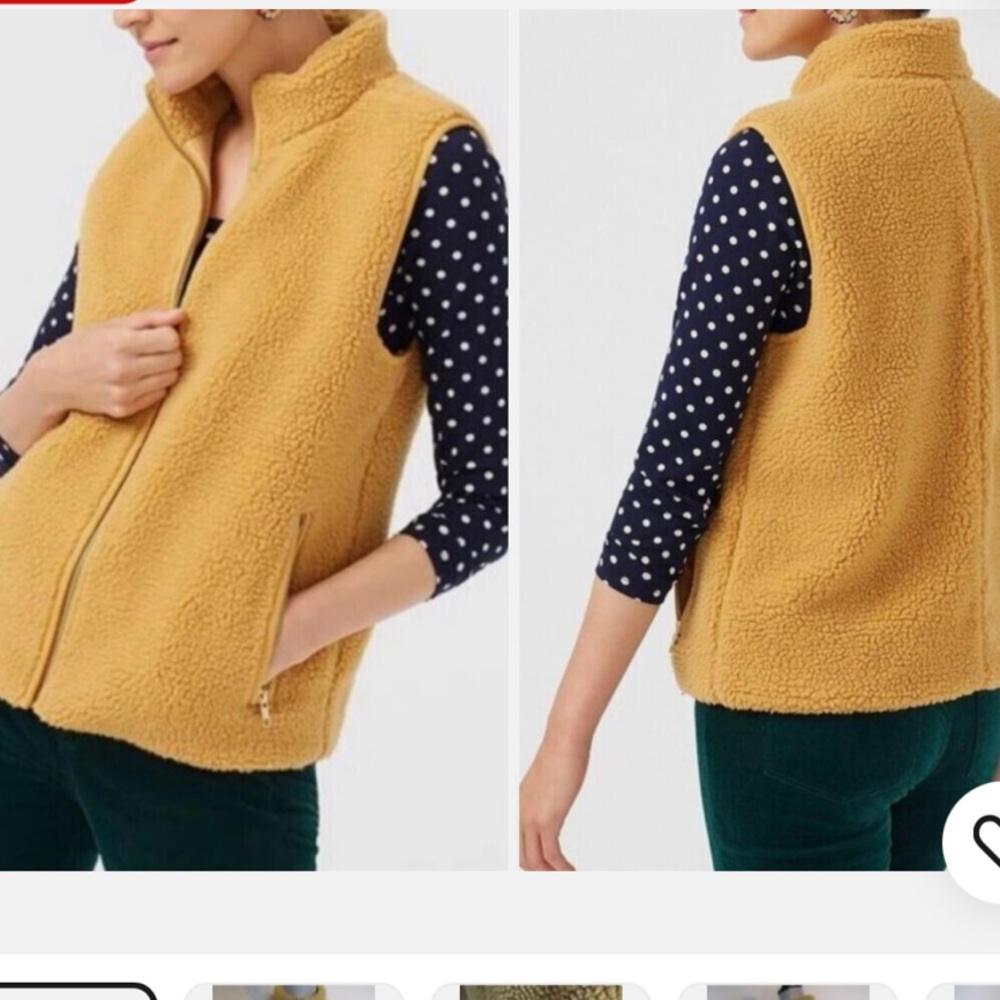 Jcrew Factory Teddy Sherpa Vest
